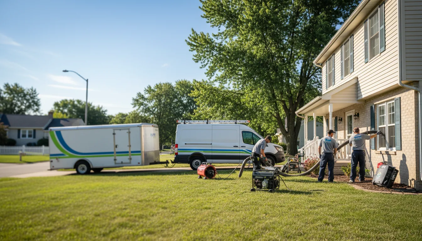 Flooded Basement Restoration And Cleanup With Repair in Rochester, IN near me